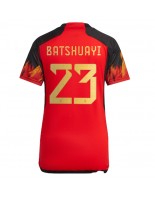 Belgia Michy Batshuayi #23 Kotipaita Naisten MM-kisat 2022 Lyhythihainen